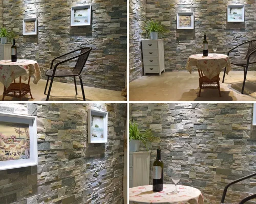 Classic Grey Quartzite Kitchen Countertops