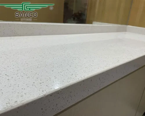White Quartzite Kitchen Countertops
